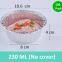 230 ML Round Aluminum Foil Pans (No cover), Disposable Aluminum Foil Box for Baking, Cooking, Muffin Ramekin Utility Souffle Cup