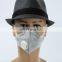 Disposable Nonwoven FFP1 FFP2 Anti Dust Face Mask With Flat Fold Design and Breathing Valve