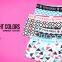 Colorful printed cotton short boxer briefs OEM / ODM