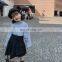 6668/Spring new arrival kids plain long sleeve solid t shirts korea fashion girls top