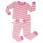 Fashion Baby Clothing Set Bedroom matchiping Keep Warm Stripe Nightclothes  Baby Boy Girl Outfits