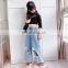 2020 New fashion broken hole kids jeans for girls summer jeans for girls casual loose children jeans