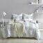 90 gsm  white color Black stripes duvet cover and pillowcase 3 sets bedding set