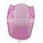pop up laundry hamper /foldable laundry bag basket/laundry bag with hanging ring