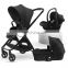 factory 3in1 car seat travel system luxury 3 in 1 baby stroller