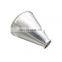Customized stainless steel funnel Sanitary Concentric Reducer Packing Hopper with rolled ends