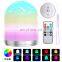 2020 amazon USB rechargeable remote control muti-colors changed home decoration night light led for baby feeding kids