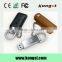 High speed Leather USB Flash Drive,Embossed Logo Leather USB stick 8GB