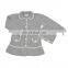 Pure cashmere knitted baby girl cardigan sweater and beanie hat