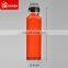 Одноразовая пластиковая бутылка для сока из ПЭТ с винтовой крышкой