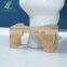 Bamboo Adjustable Original Squatting Toilet Stool Bathroom Anti-Slip toilet Step Stool