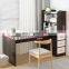 student study workstation desk furniture space saving storage shelves modern cheap home office desk for computer