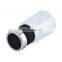 500ml Bathroom Cosmetic Package Black Plastic Double Shower Lotion Airless Pump Soap Dispenser Bottle With Black Liquid Pump