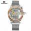 FORSINING 206 Men Automatic Mechanical Stainless Steel Casual Watch High Quality