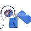 BLUE COLOR GENUINE CALF LEATHER STRAP CHANGE BAG COIN PURSE PHONE PURSE FOR IPHONE6S