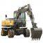 Best sell!China new-type brand new wheel excavators.Hot sale.