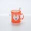 Reusable Cartoon Plastic Cups --Orange