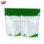 Custom biodegradable bolsa de pie sealed food commodities gravure printing zipper PE stand up pouch