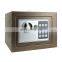 17E Series brown steel portable deposit digital electronic money security boxflat mini safe box with combination safe lock