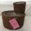 Cheap Empty Wicker Fruit And Gift Basket Without Handle
