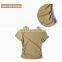 Women Ribbed Short Sleeve Slim Fit T-Shirt And Short Yoga Set Sport Fitness Suit