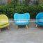 replica fiberglass material elegant grace cashmere Finn Juhl Pelican Chair with solid wood frame