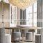 Exquisite Modern Luxury Diamond-Cylindrical Crystal Pendant Chandelier for Living Dining room Kitchen Island Foyer Bedroom