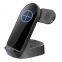 3 in 1 wireless charger LED indicator fast low temperature wireless charging mobile phone