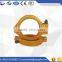 China pipe manufacture direct supply 5'' concrete pump rubber hose clamp