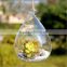 2015 hot sale teardrop-shaped Giant hanging glass vases with holes