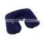 PVC Shape U Inflatable Pillow, Neck Pillow, Flocked Pillow, Travels Air Pillow