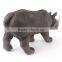 Hot Sell Cool Dinosaur Toys Vinyl 17'' Black Rhinoceros Toy For children X012