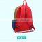 2016 fashion wholesale light canvas kids backpack for school