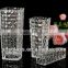 decoration vase square glass vase (18/24/29cm height)