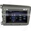 Wecaro android 4.4.4 car dvd Dashboard Placement 8" for honda civic android USB SD TV tuner 2012 2013