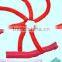 disposable red PP 14g/m2 non woven mob caps 18" 19" 20" 21" 24" double elastic latex free
