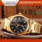2016 New Promotional Gold Plated Men Quartz Wrist Watch Chenxi Brand Watch