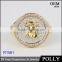 wholesale 925 silver hip hop jewerly jesus peice ring made in china