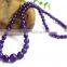 Beautiful Natural Violet Jade Necklace