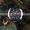 MR026 Brand New Black face mens man analog army military sport leatcher watch