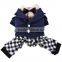 Gentle black houndstooth pattern xxx small dog clothes made in china