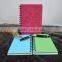 wholesale Promotion Gift Item sprial bound leather journal diary notebook cover