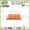 square round in style orange healthy life bamboo fiber pet bowl,bamboo fiber pet feeder