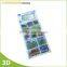 2015 Latest technology 3D puffy sticker with glitter
