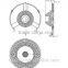 Samsung COB led lens 69mm 24degree DK6924-JC-4S for Par light application