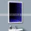 CE IP44 3D Bathroom LED Infinity Mirror