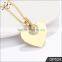 Fashion high quality gold color heart shape pendant