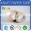 Acrylic Adhesive and Warning Use high quality kraft paper tape