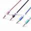 NY braided 3.5mm Audio Cable 3.5mm Stereo Audio Cable glod plated