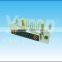 Dongguan Yxcon 17pin 17W2 bend dual row high quality D-SUB connector